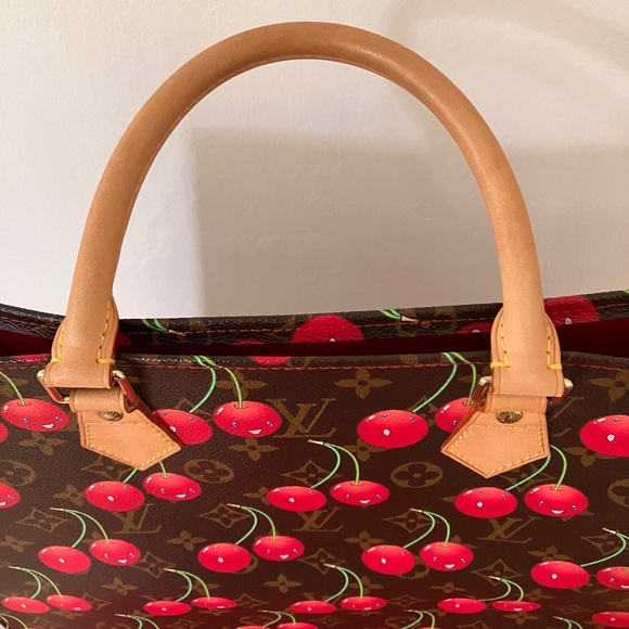 LV SAC PLAT MONOGRAM CERISE TAKASHI MURAKAMI - Picture 8 of 14